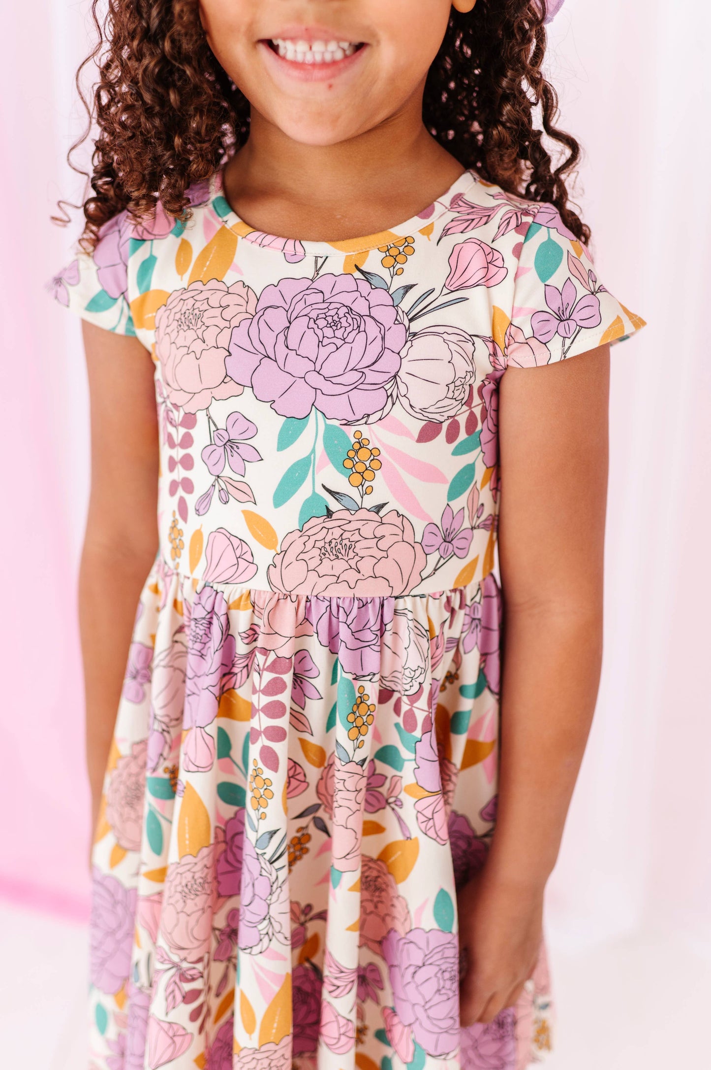 Lavender Floral | Heart Dress