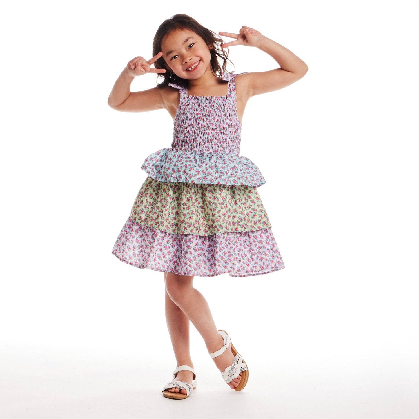 Floral Tiered Dress