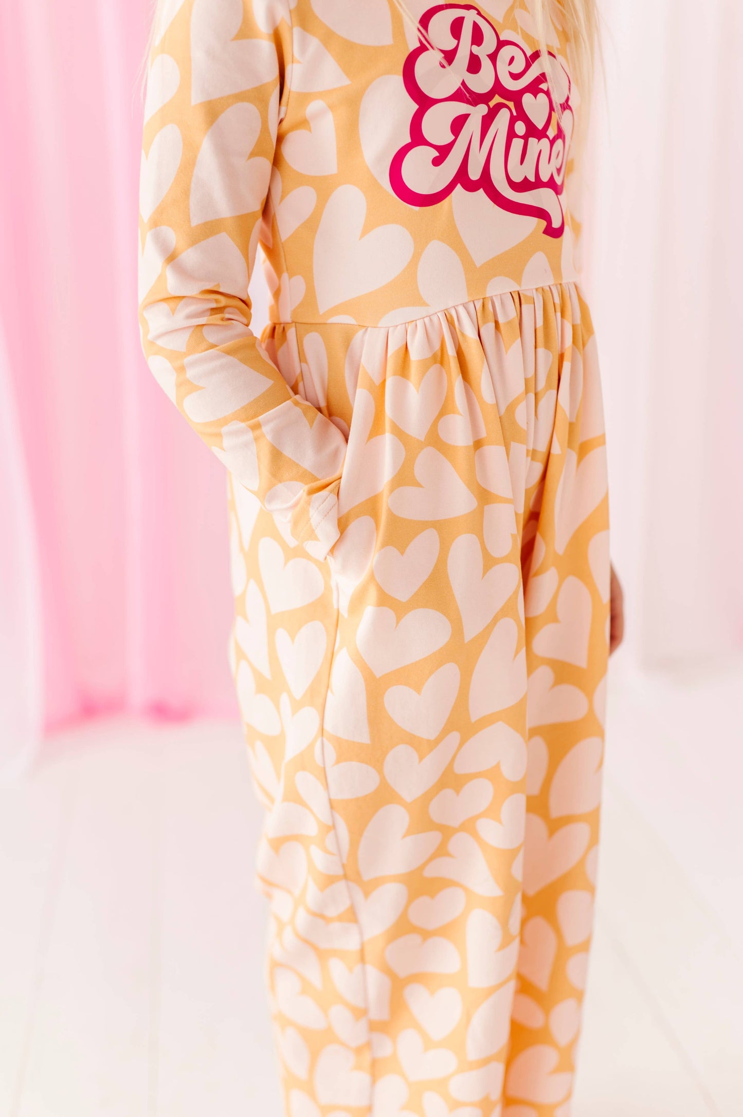 Yellow Hearts Romper