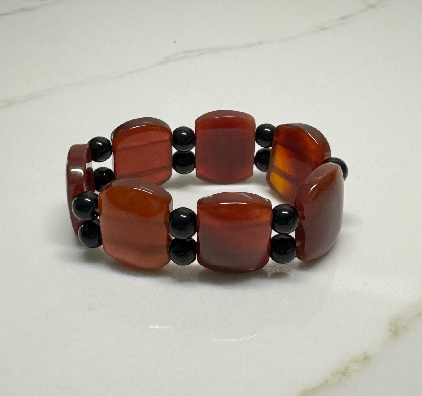 Agate & Onyx Bracelet