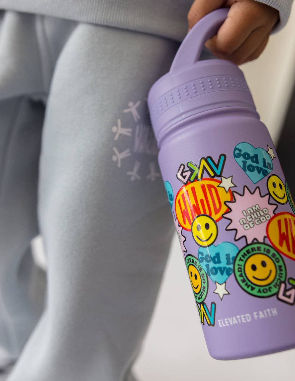Kids Water Bottle-Sticker Collage