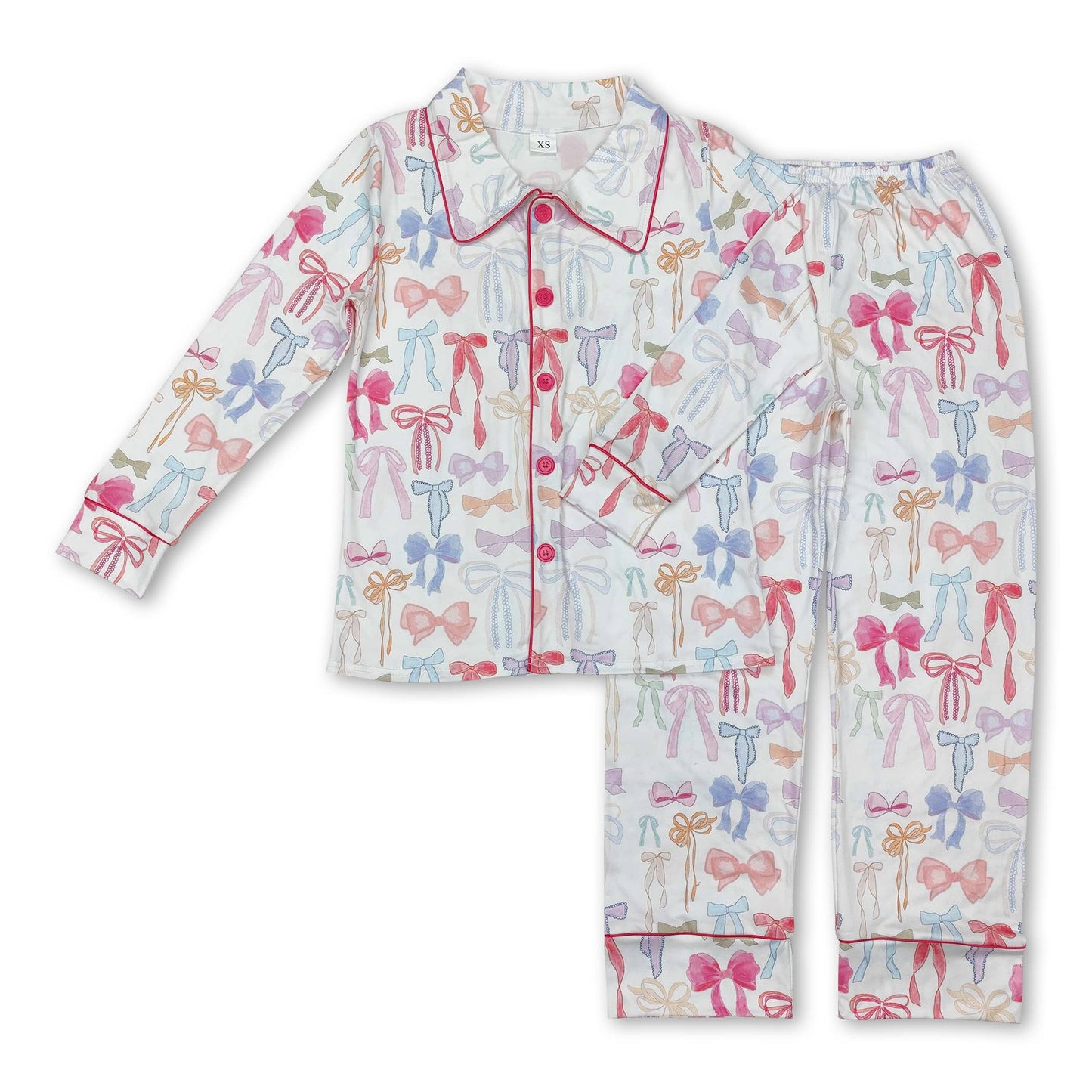Colorful Coquette Long Sleeves/Pants Pajamas