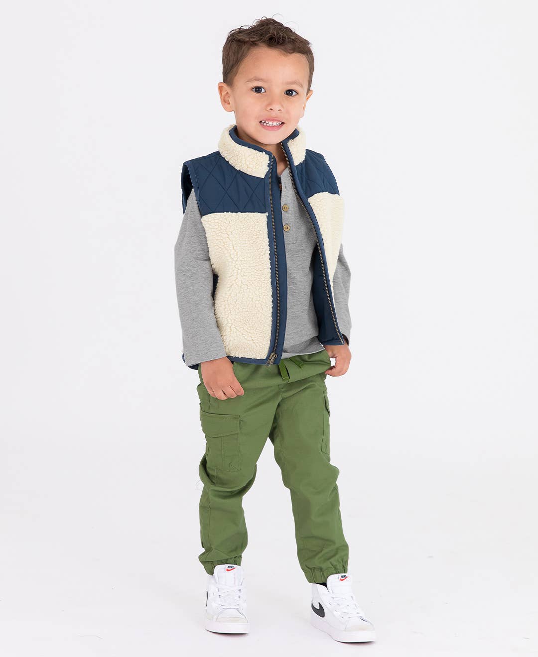 Olive Slim Cargo Joggers