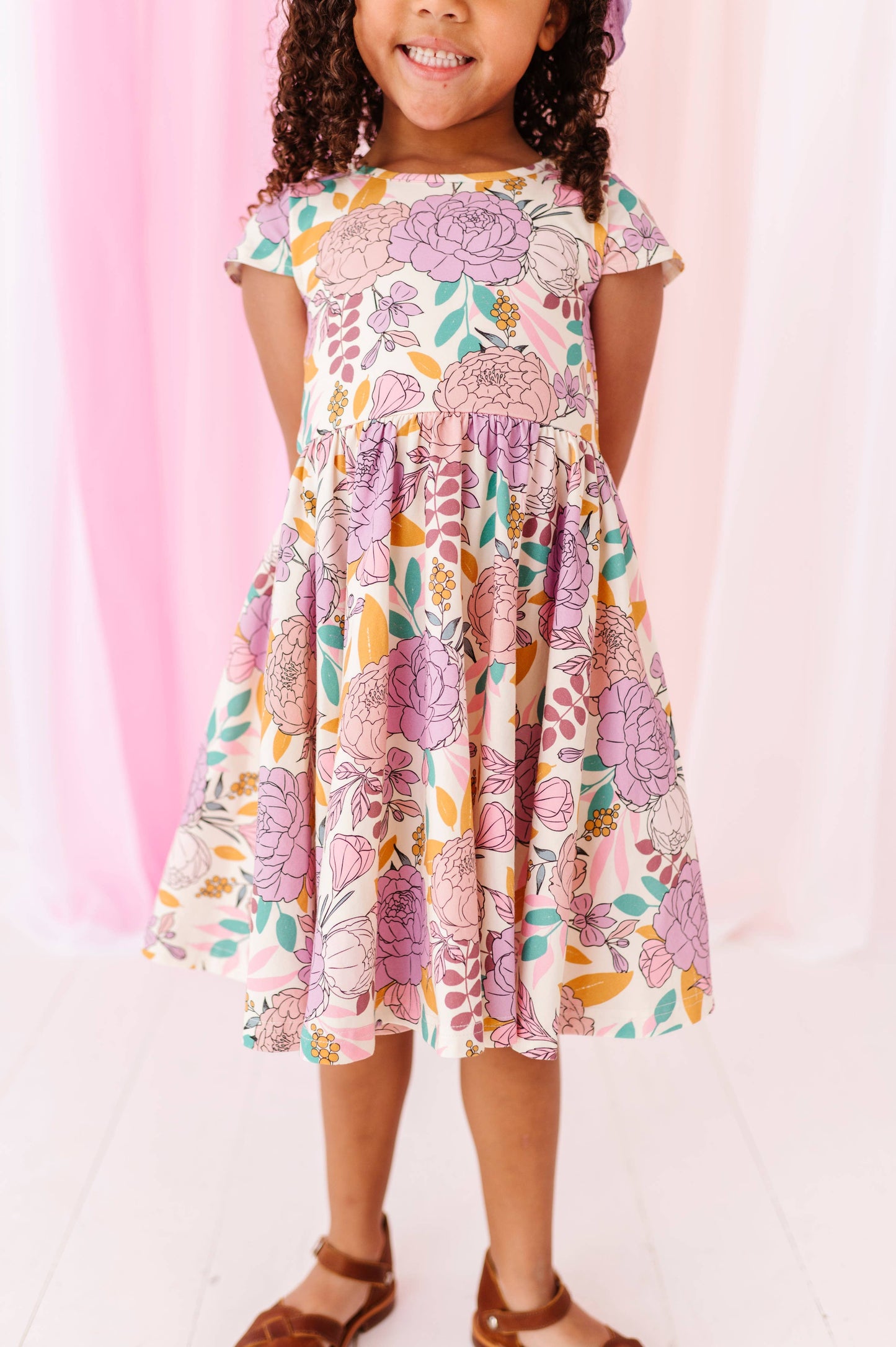 Lavender Floral | Heart Dress