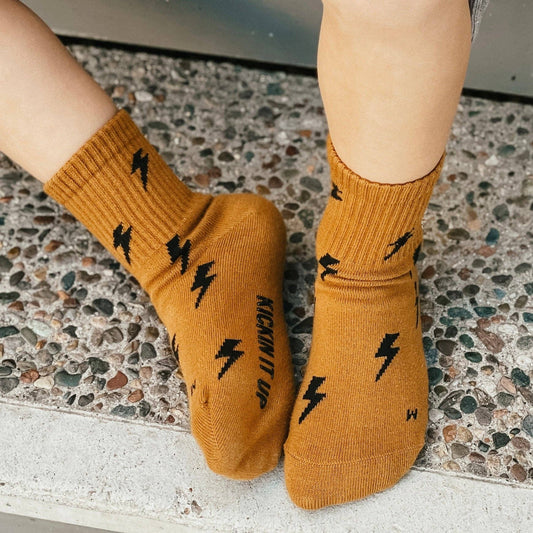 Bronx Socks | Lightening Brown
