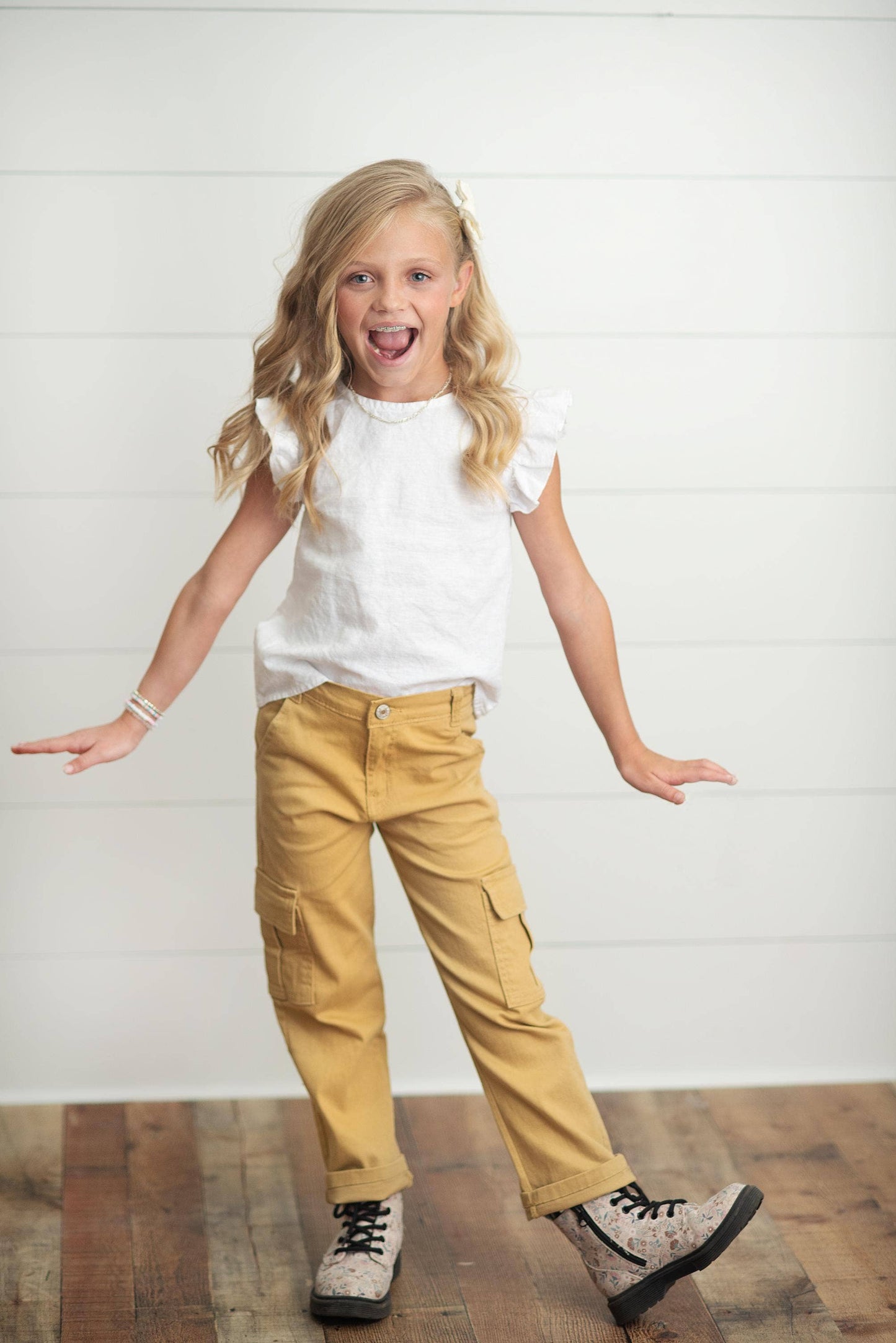Mustard Cargo Pants