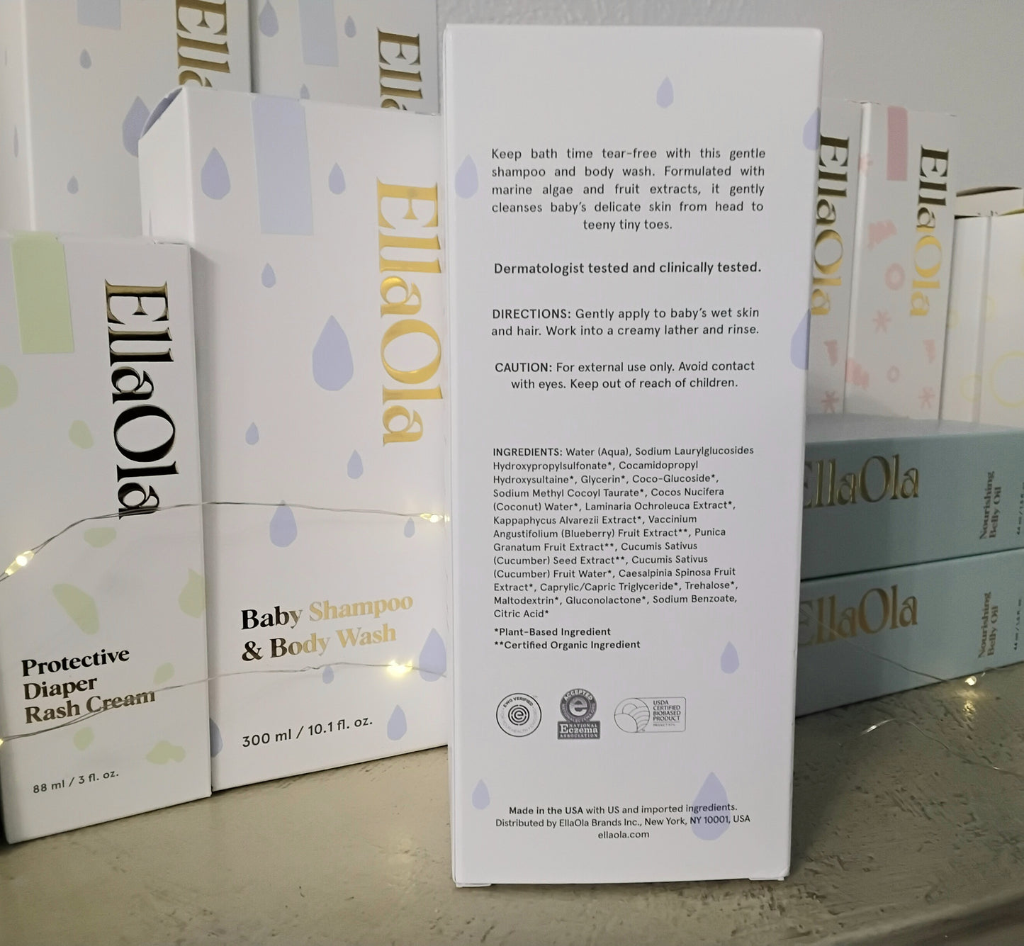 EllaOla Superfood Baby Shampoo & Body Wash