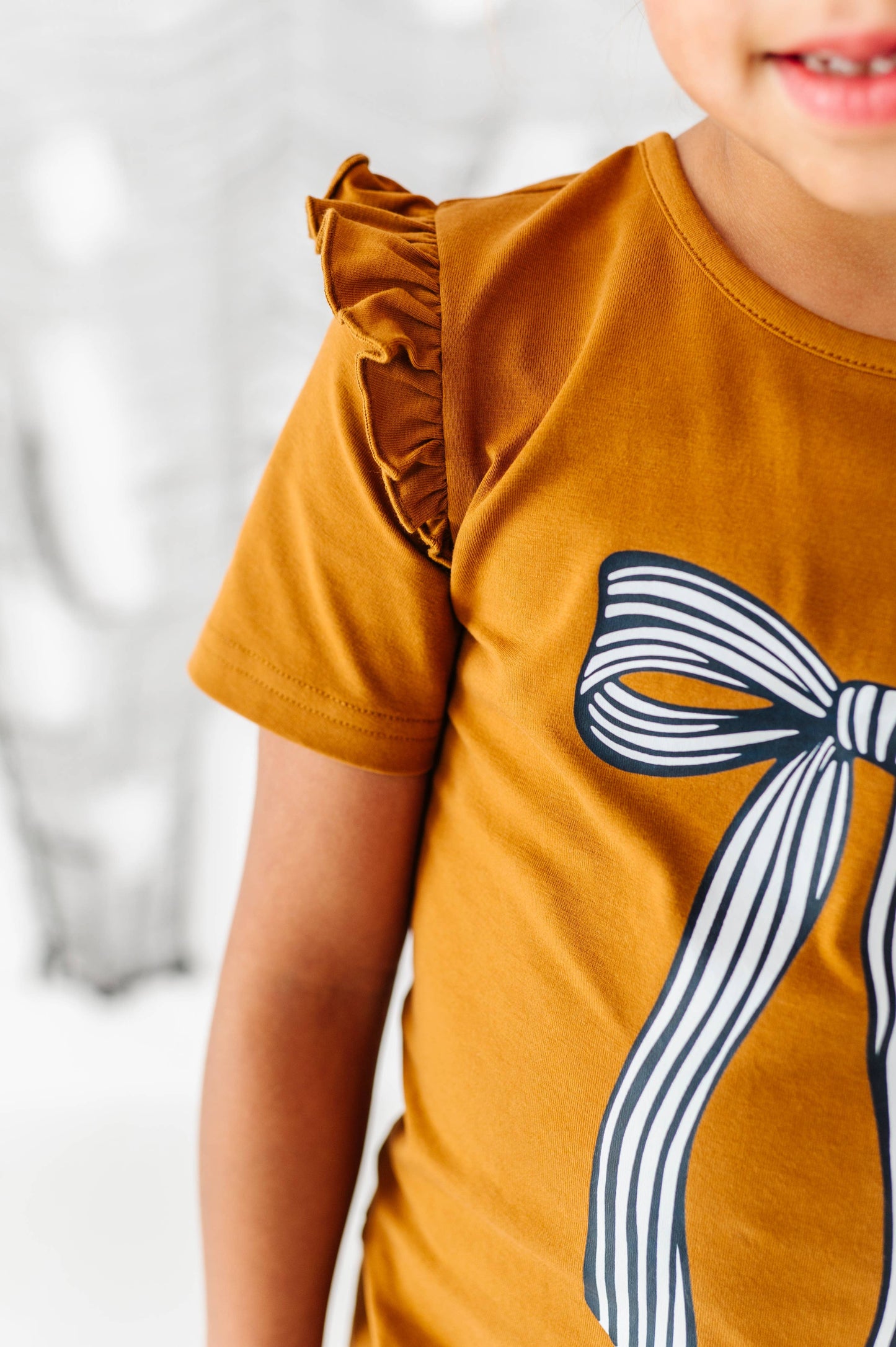 Striped Bow Top