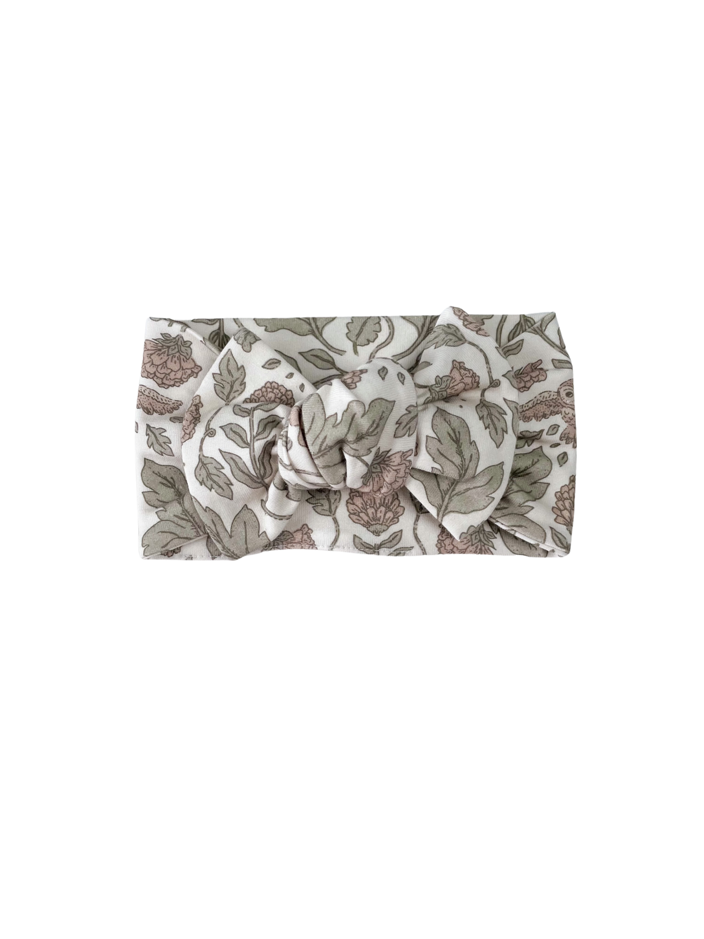 Bow headband | Botanical Owls