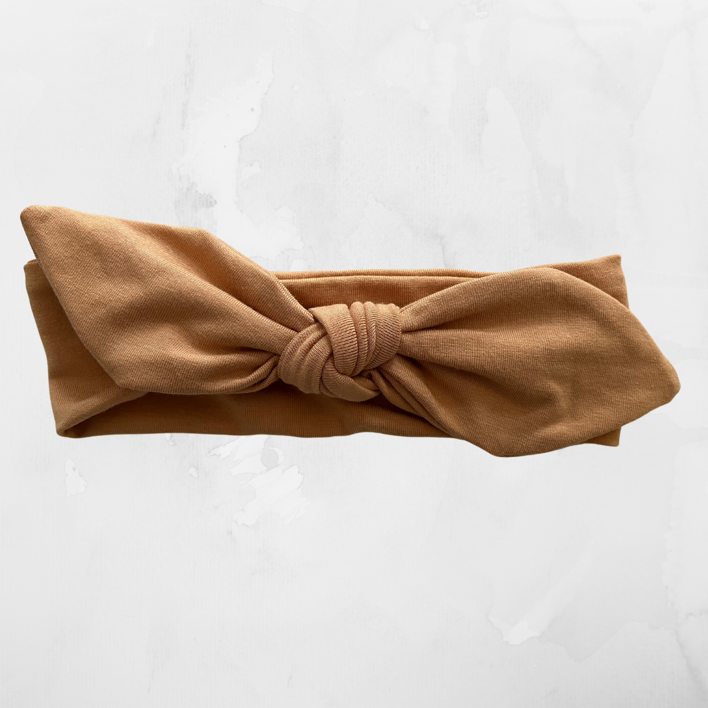 Bow Headband in Camel