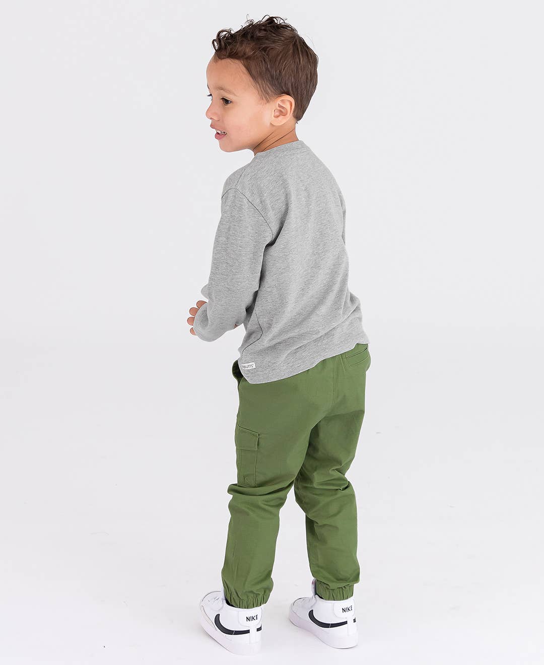 Olive Slim Cargo Joggers