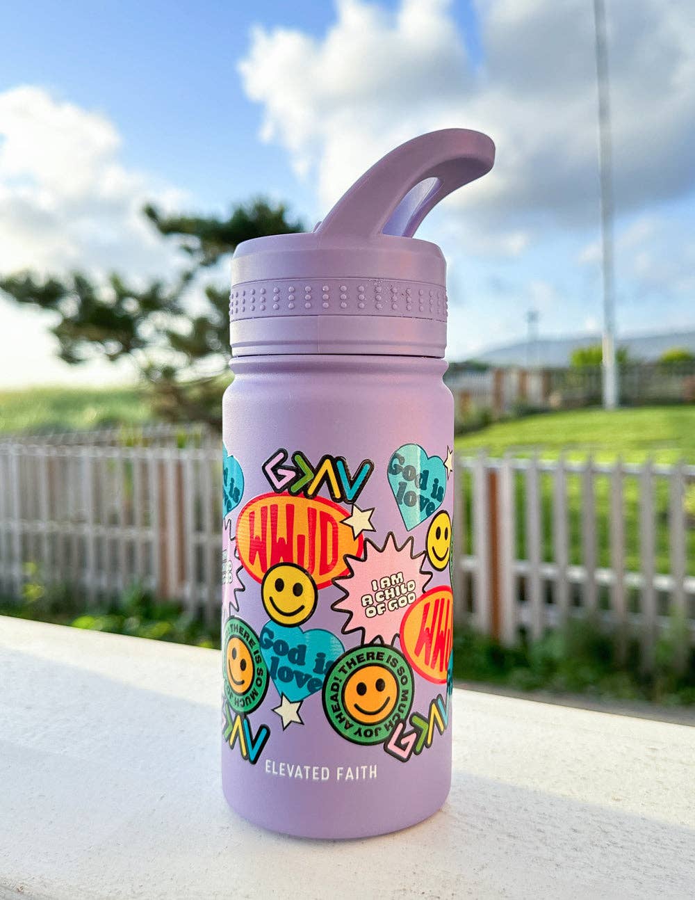 Kids Water Bottle-Sticker Collage