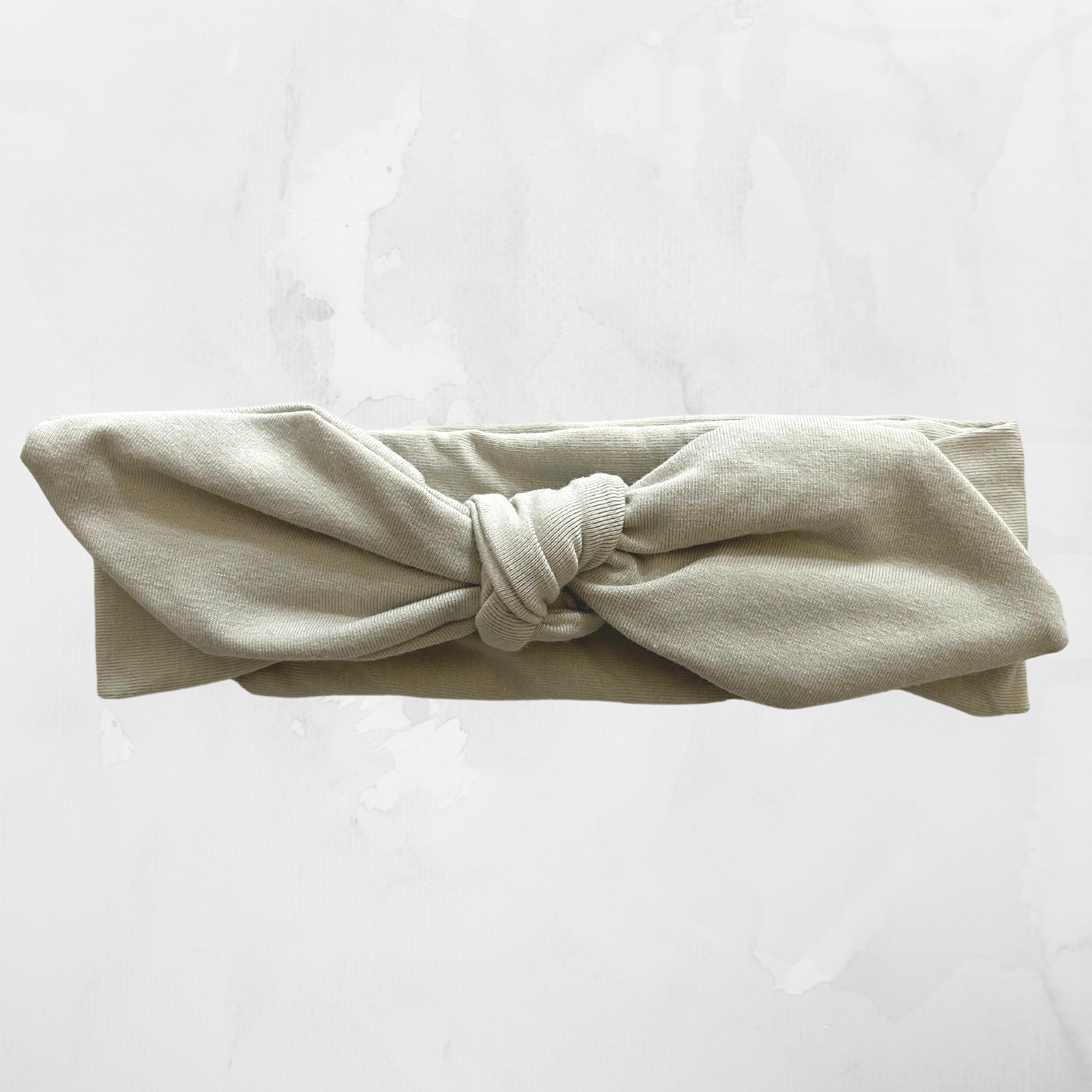 Bow Headband in Stone