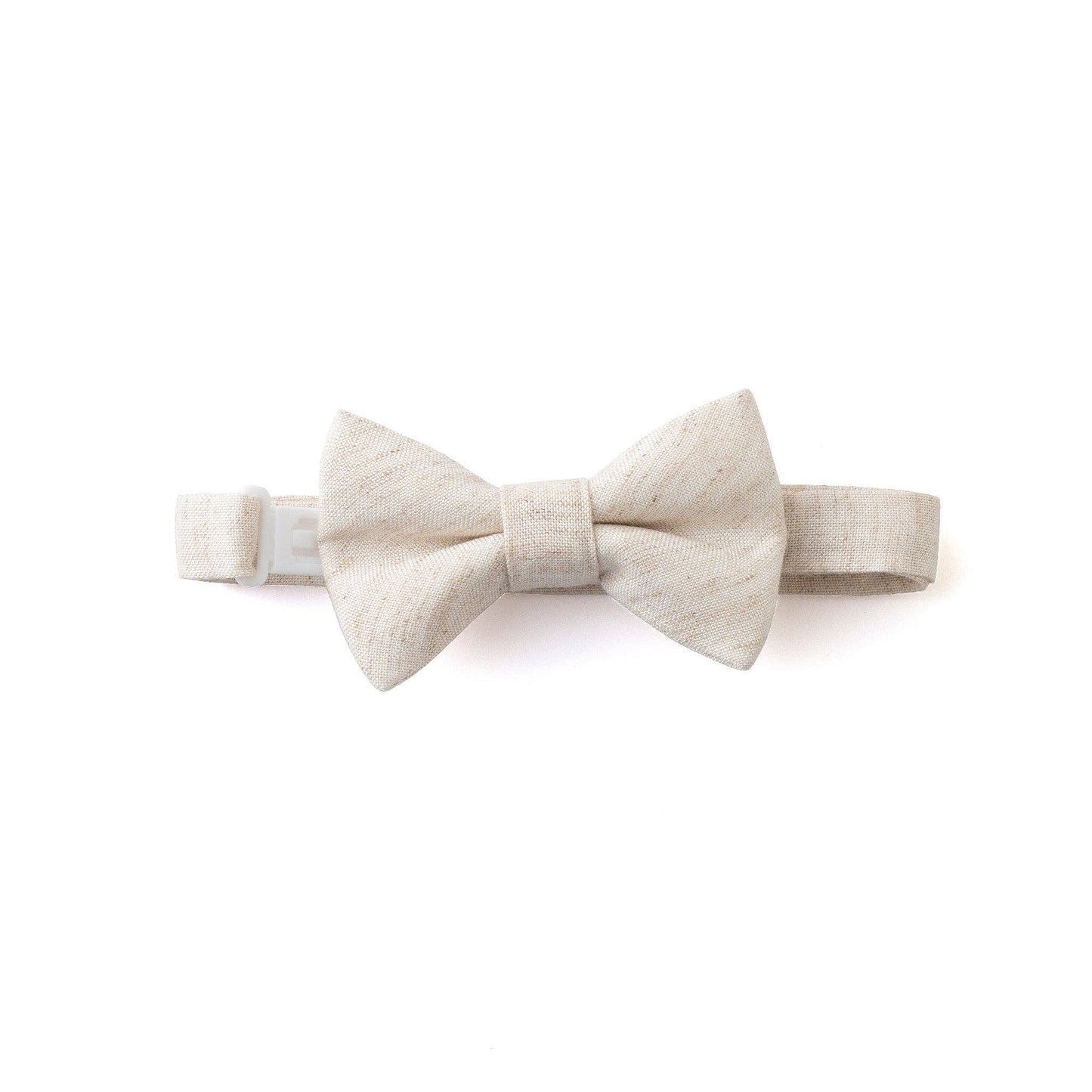 Short Sleeve Buttondown Bowtie Vest Set | Beige
