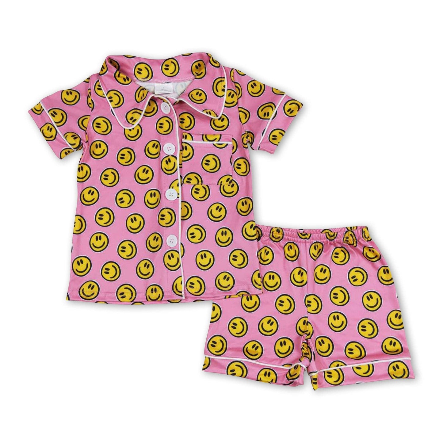 Smiley Face Pajama Set