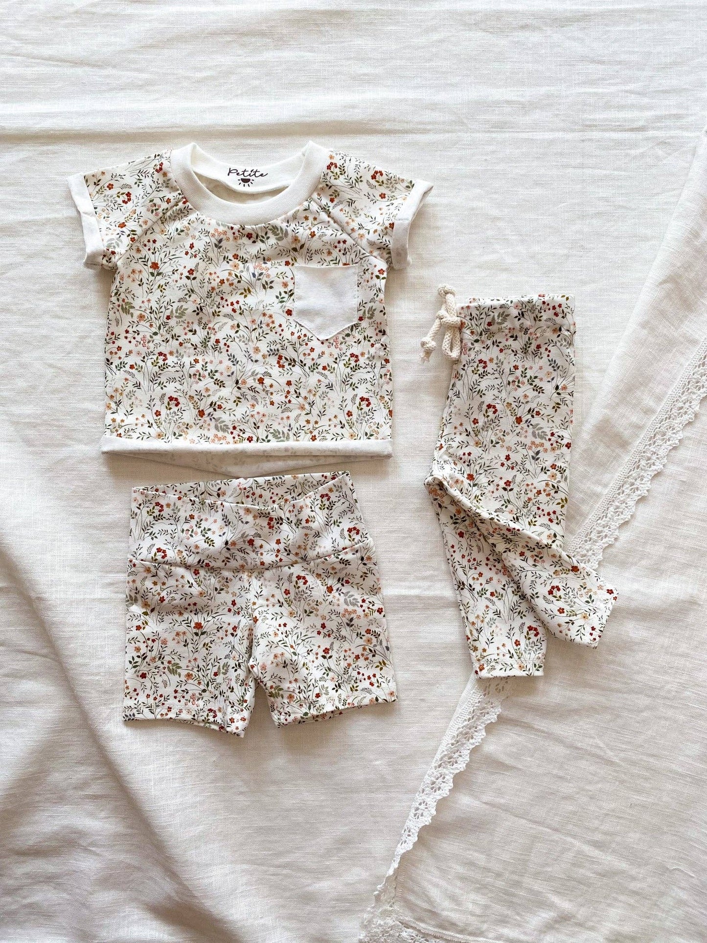 Wildflowers Bike Shorts