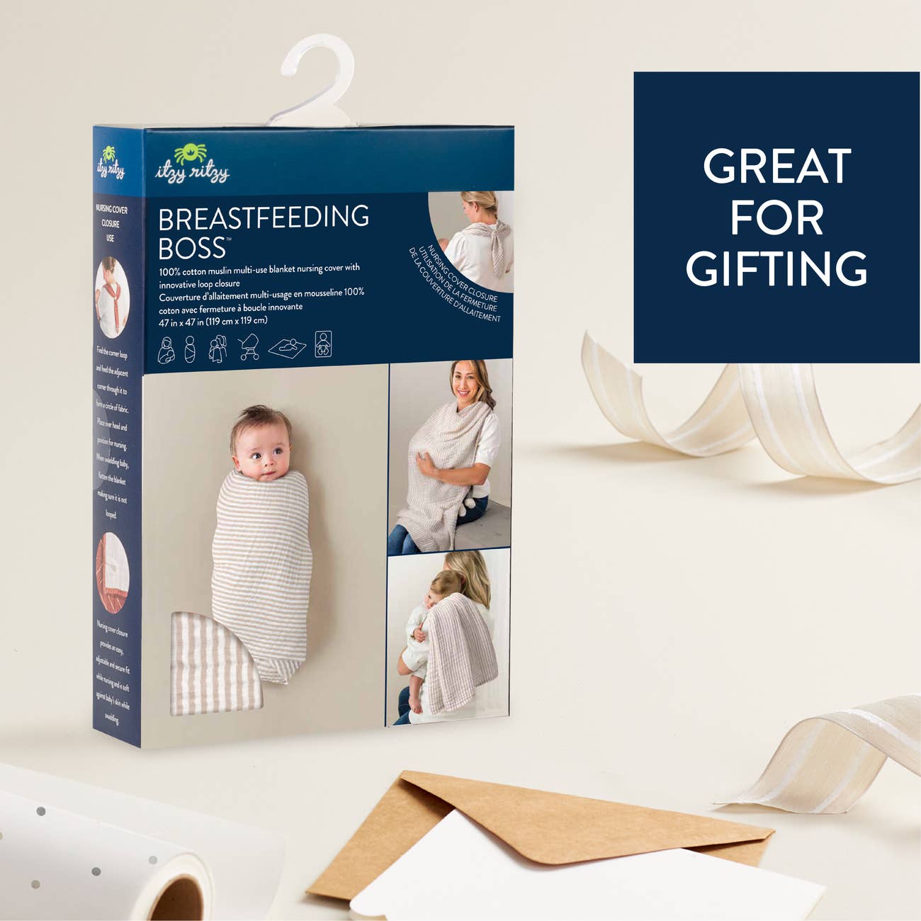 Breastfeeding Boss™ Multi-Use Blanket Nursing Cover