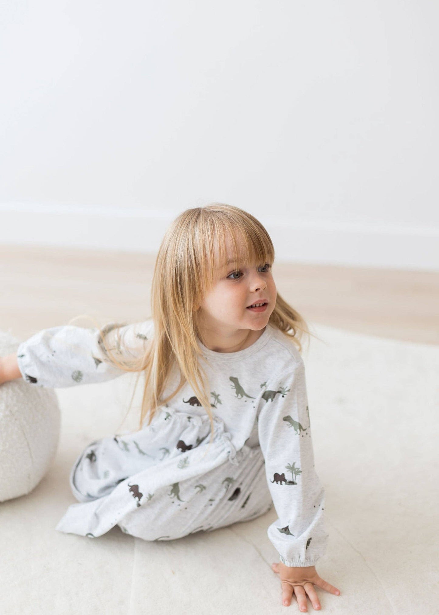 Long Sleeve Jersey Dress Organic Cotton | Dino
