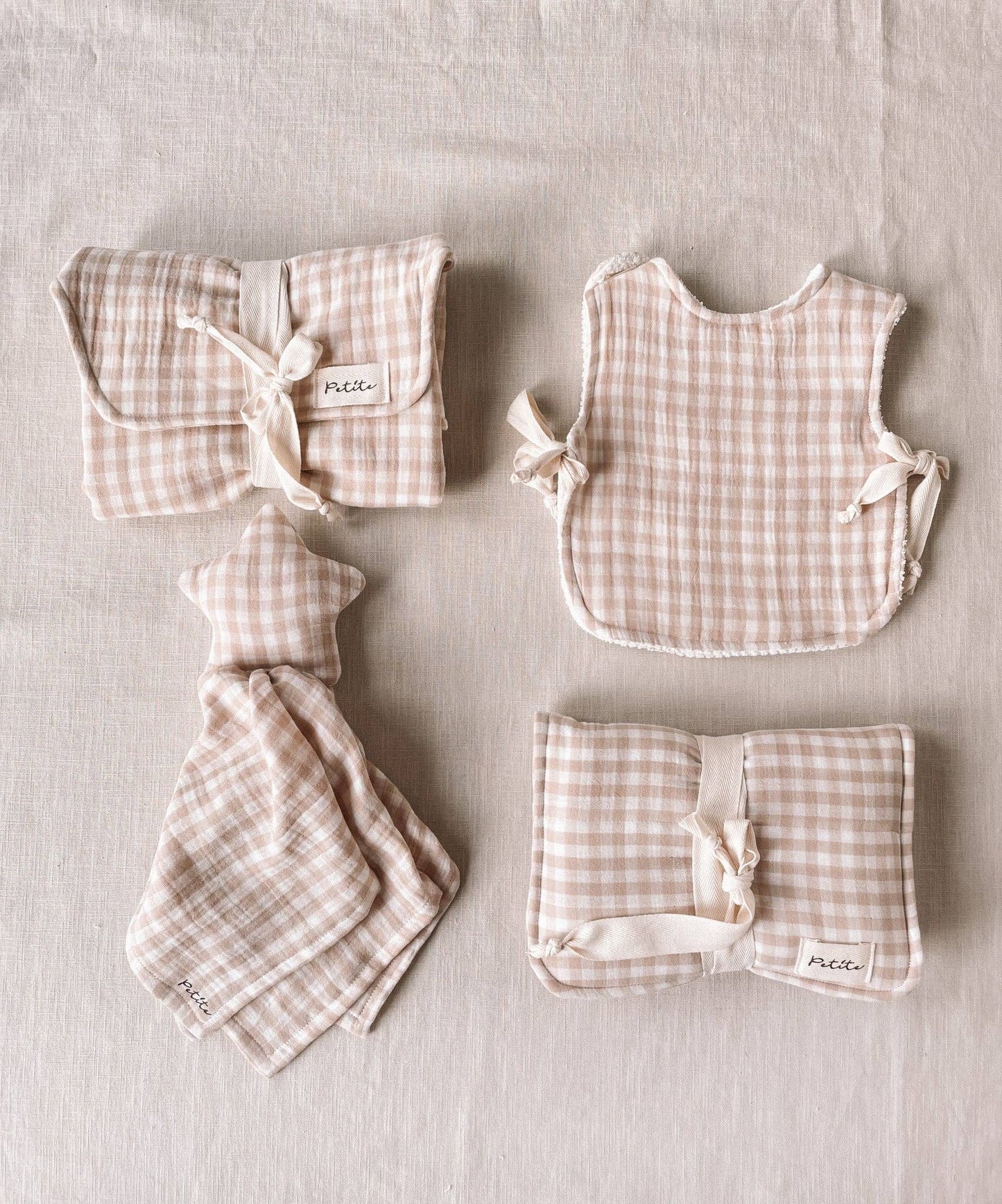Little Star Cuddle Cloth | Gingham
