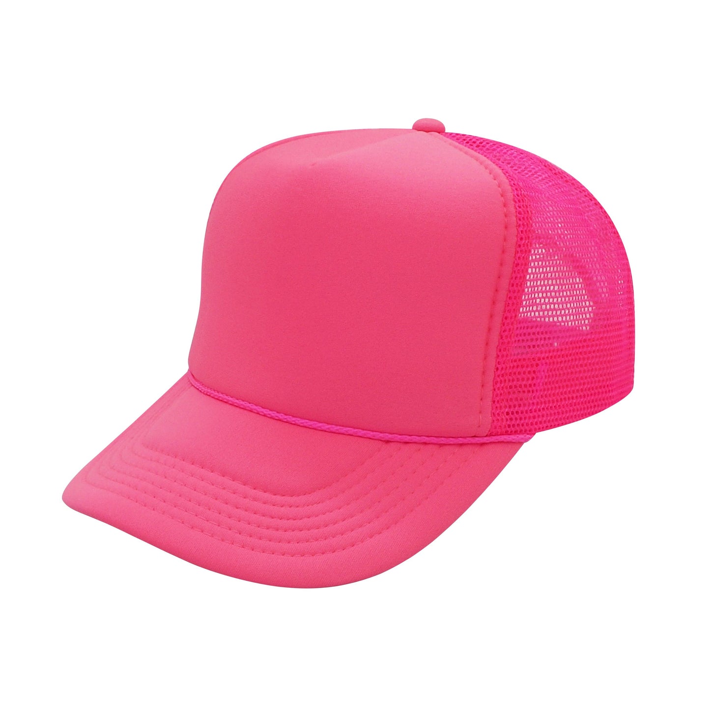 Neon Color Foam Mesh Trucker Hats