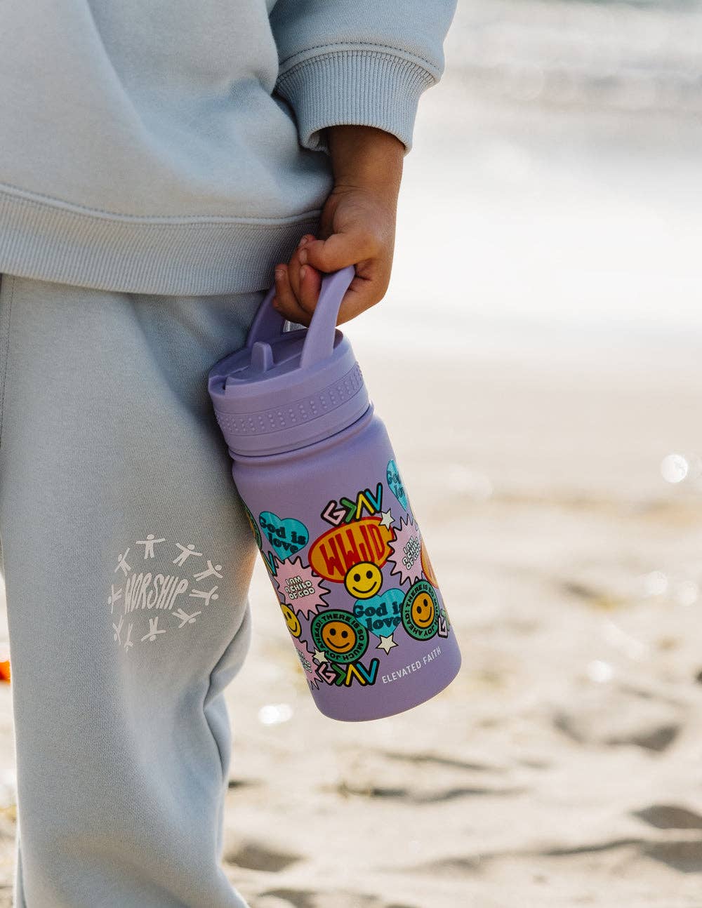 Kids Water Bottle-Sticker Collage