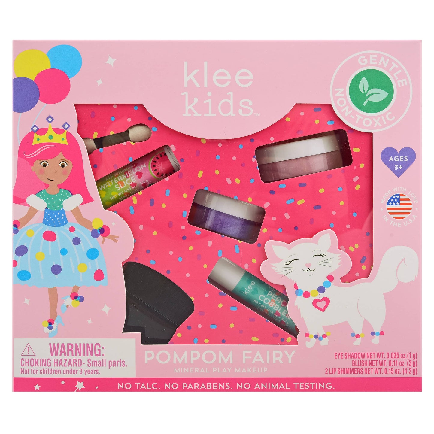 PomPom Fairy Natural Mineral Play Makeup Kit