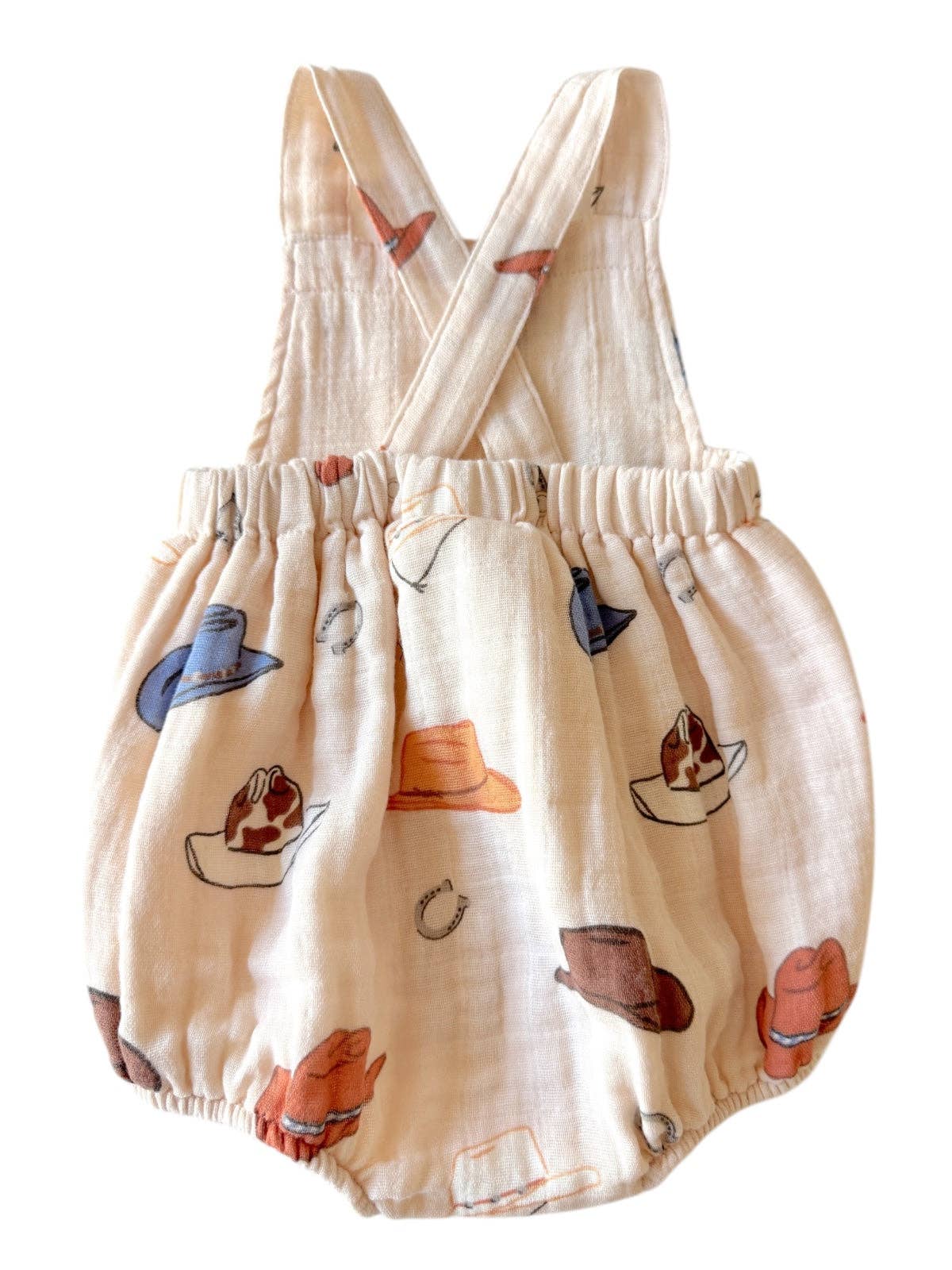 Western Muslin Retro Romper