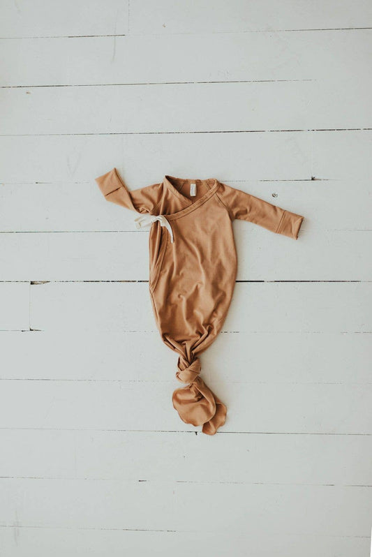 Kimono Gown in Camel- One Size