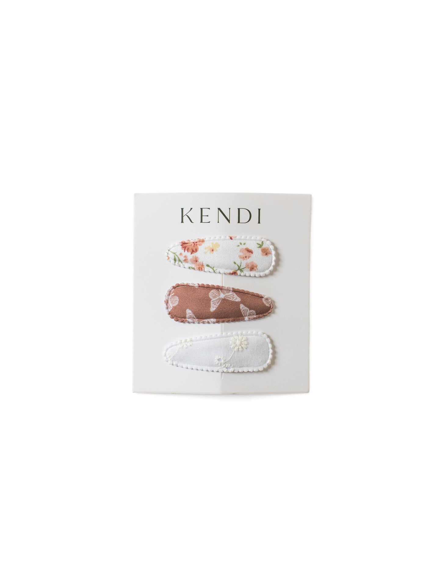 KENDI Baby Hair Clips 3 Pack - Butterfly