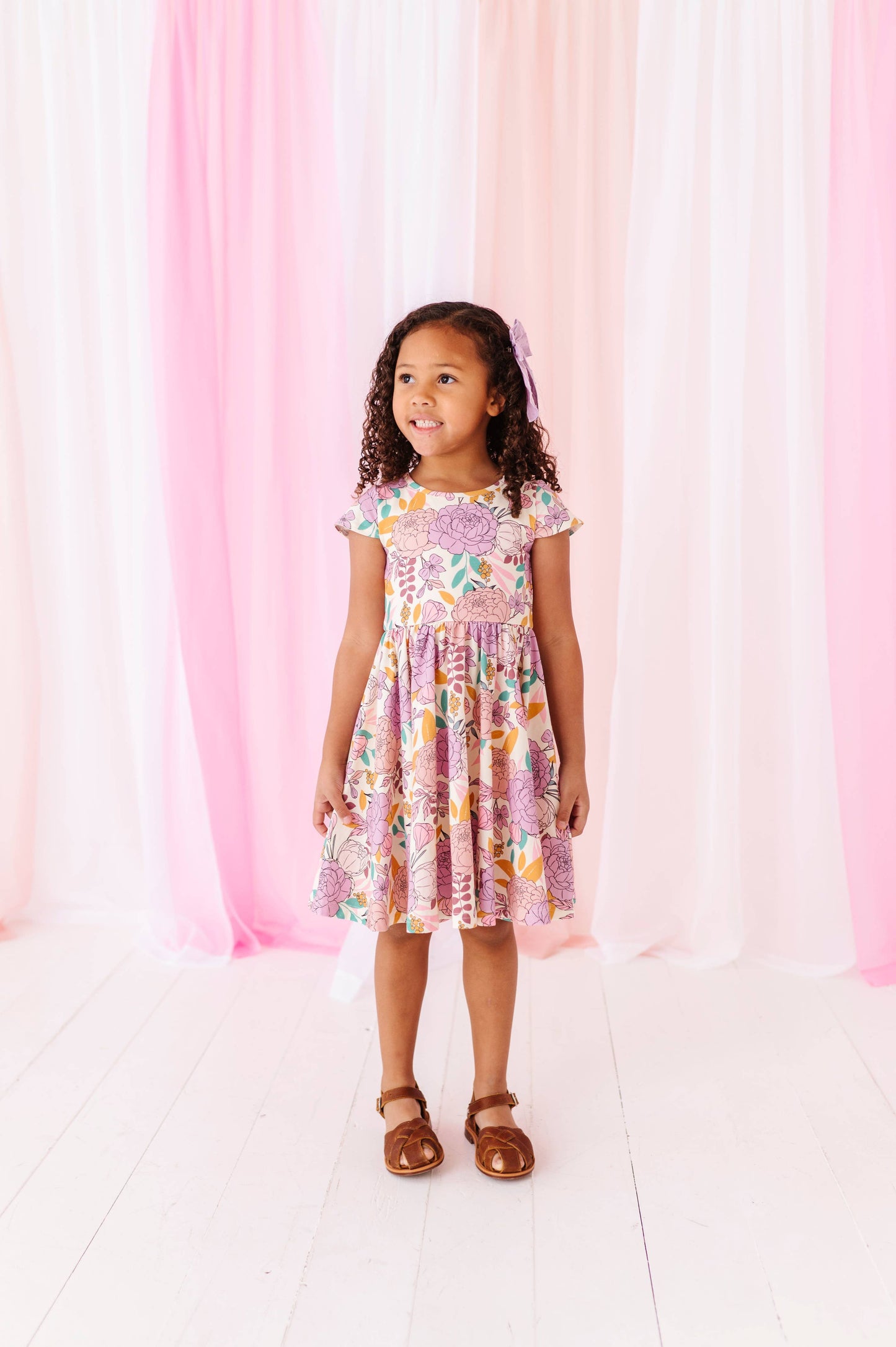 Lavender Floral | Heart Dress