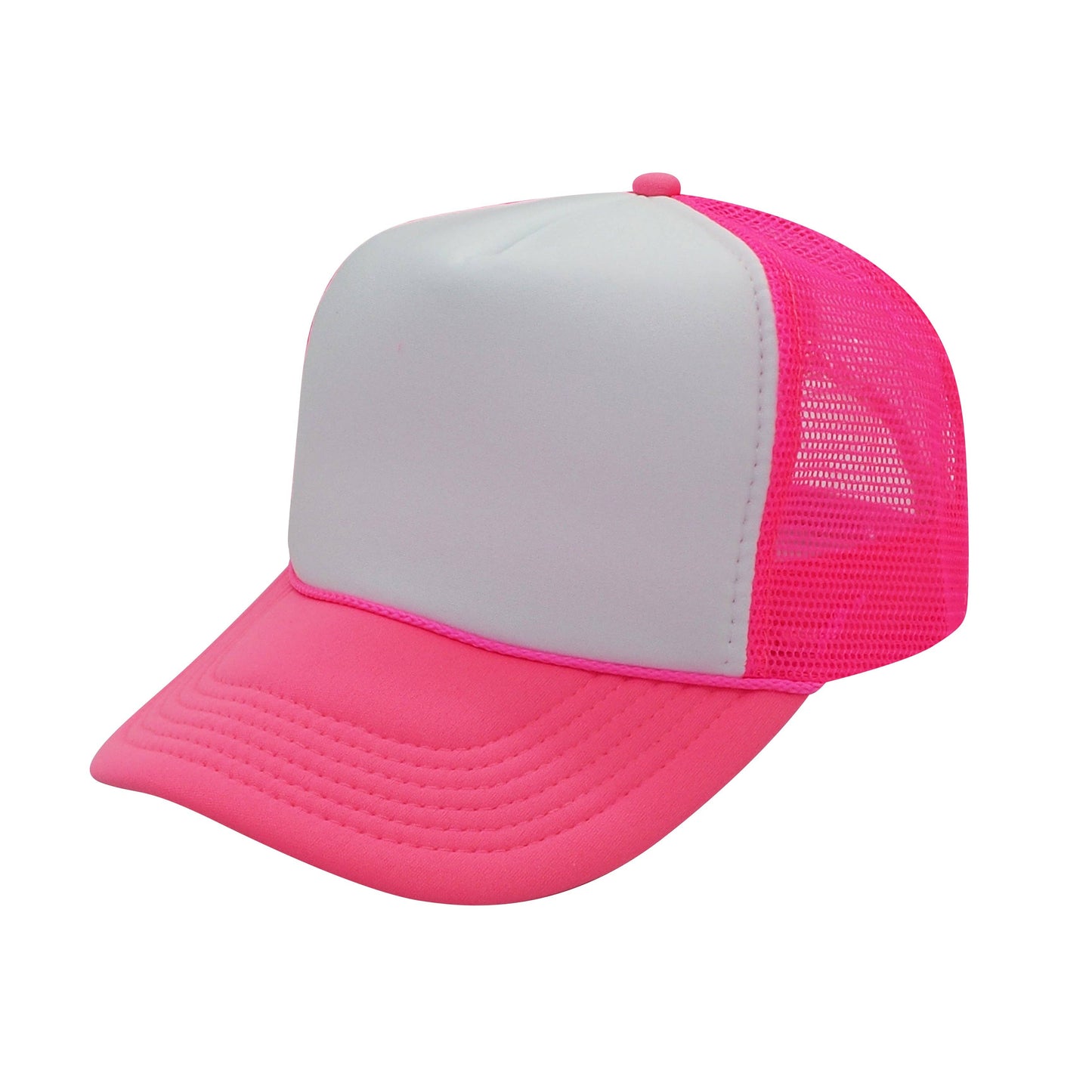 Neon Color Foam Mesh Trucker Hats