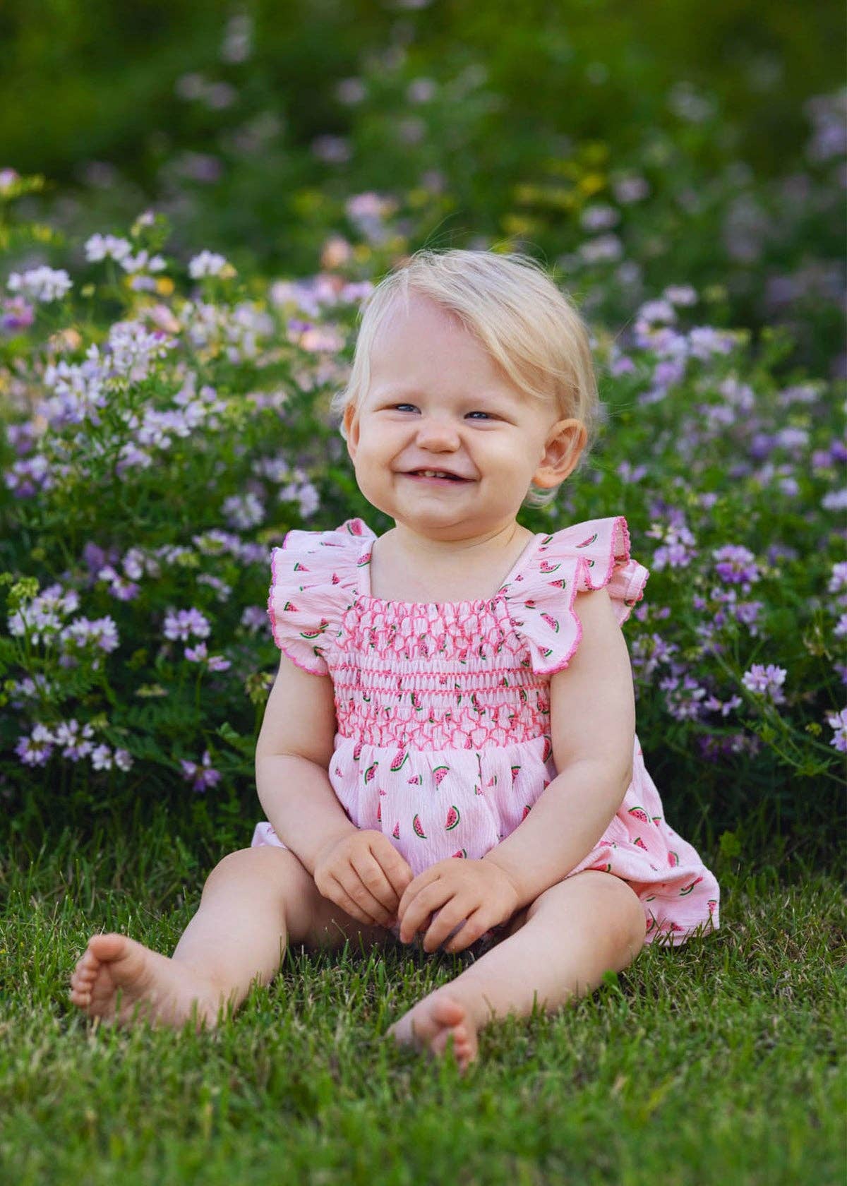 Watermelon Sugar Baby Romper