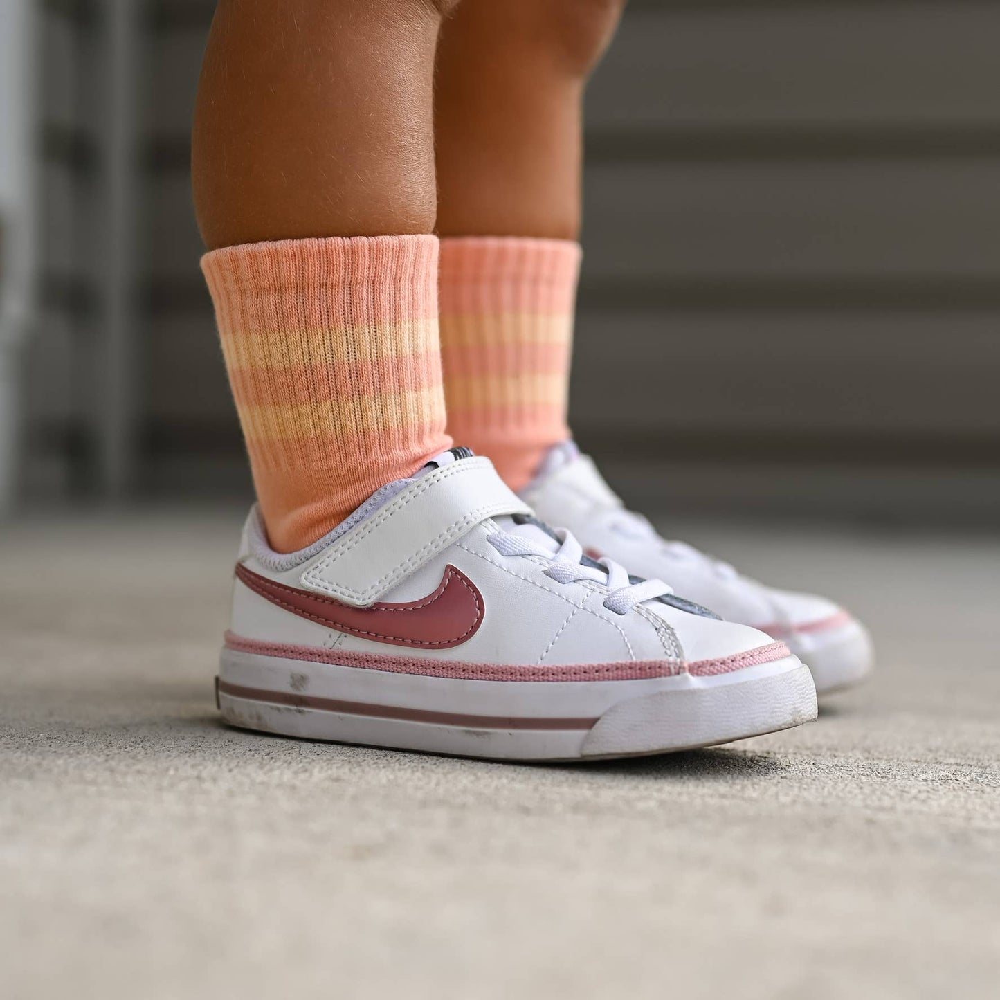 Retro Socks | Salmon