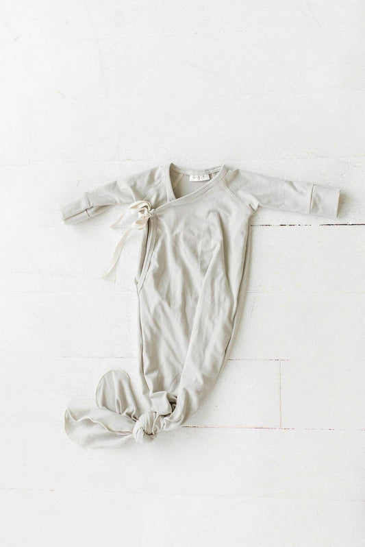 Kimono Gown in Stone- One Size