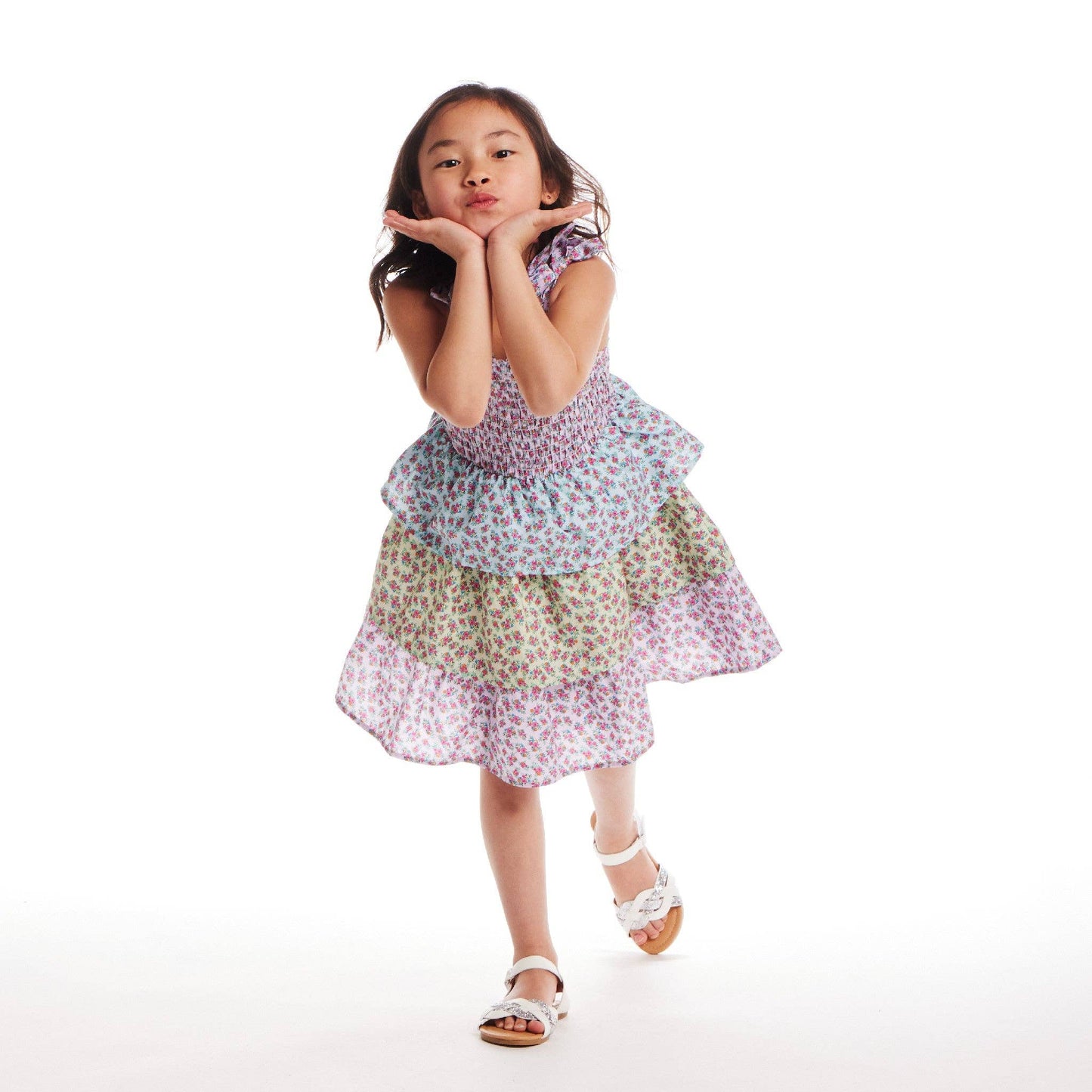 Floral Tiered Dress