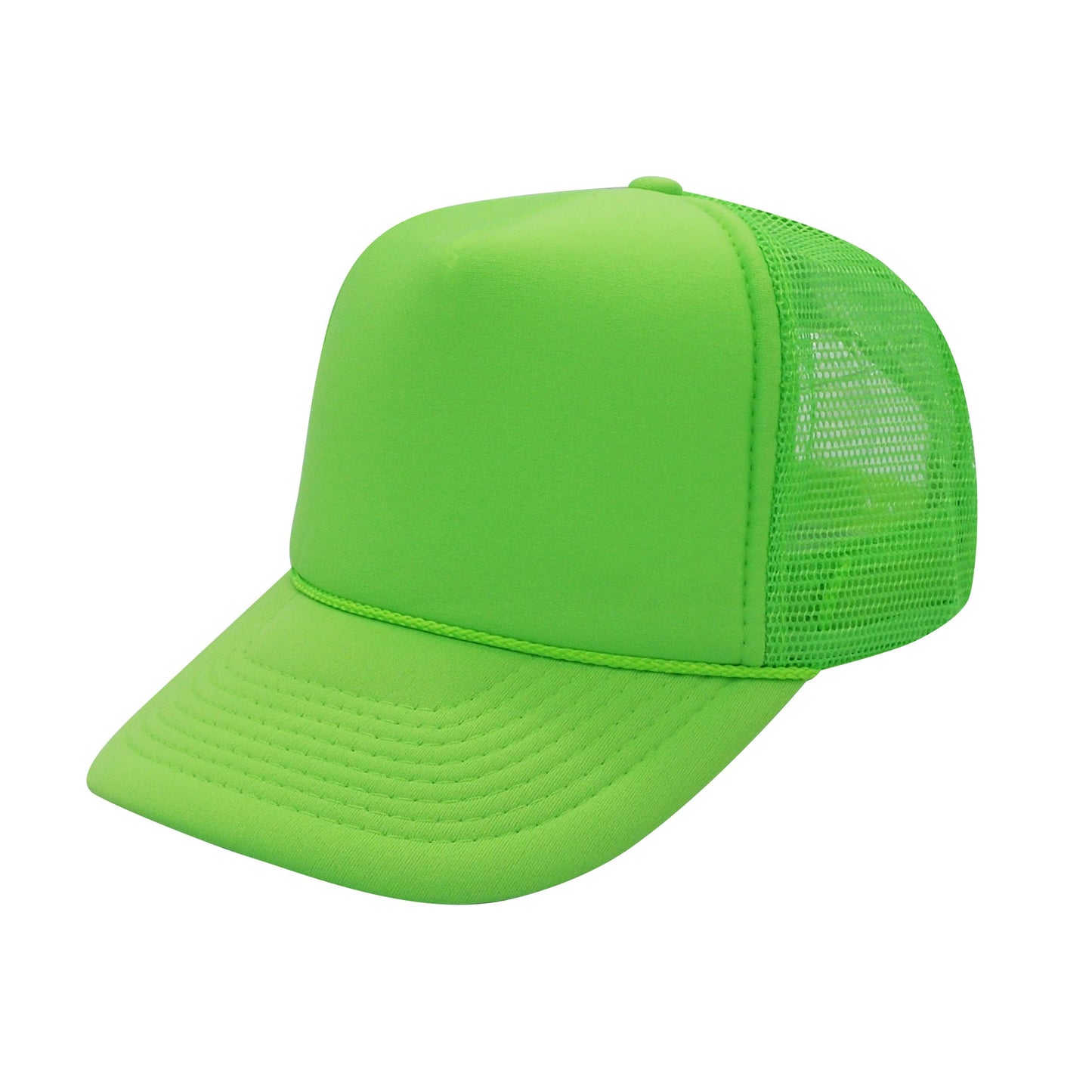 Neon Color Foam Mesh Trucker Hats