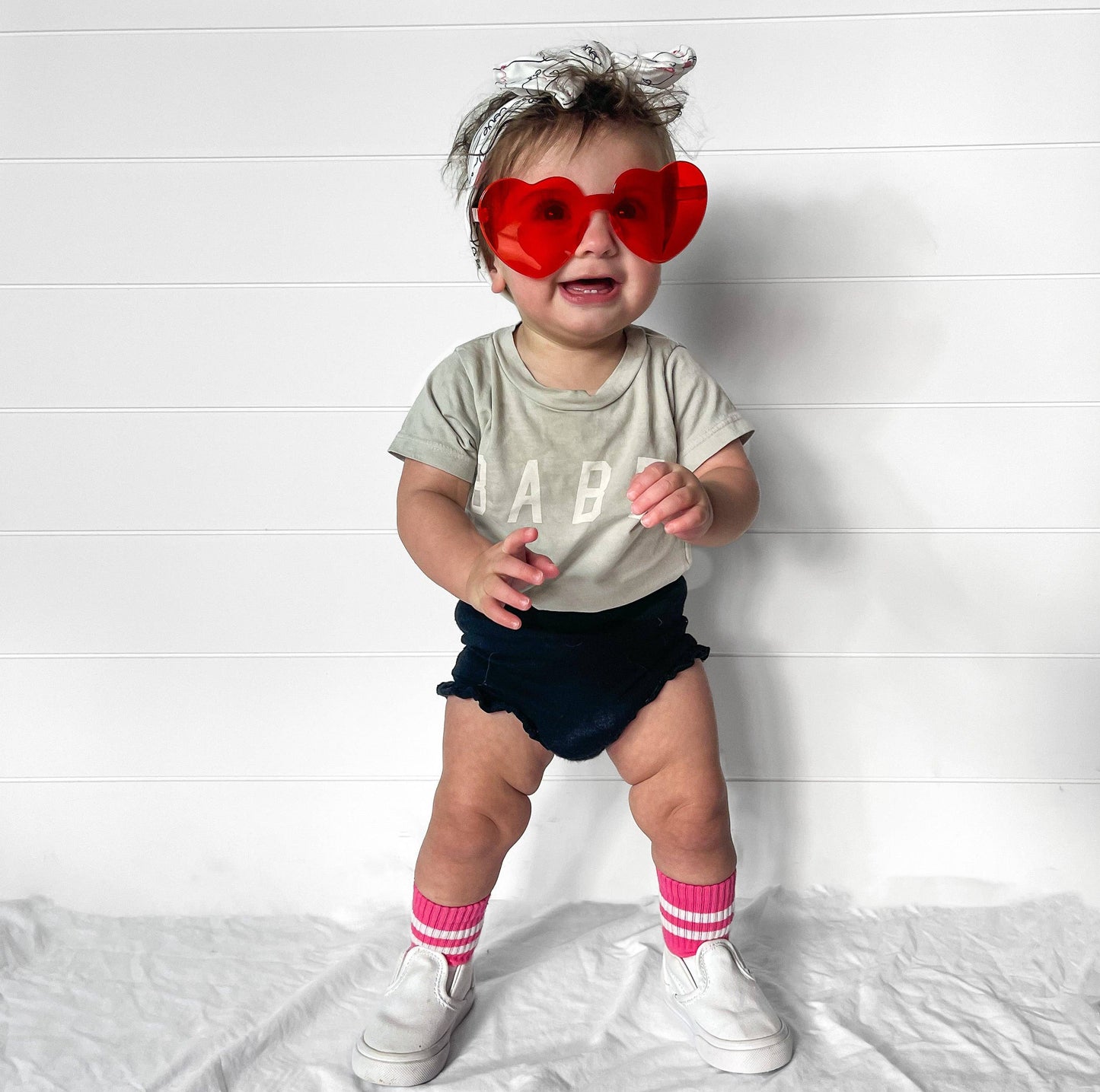 Retro Socks | Hot Pink