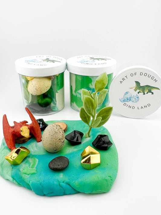 Art of Dough |Dinosaur Sensory Jar