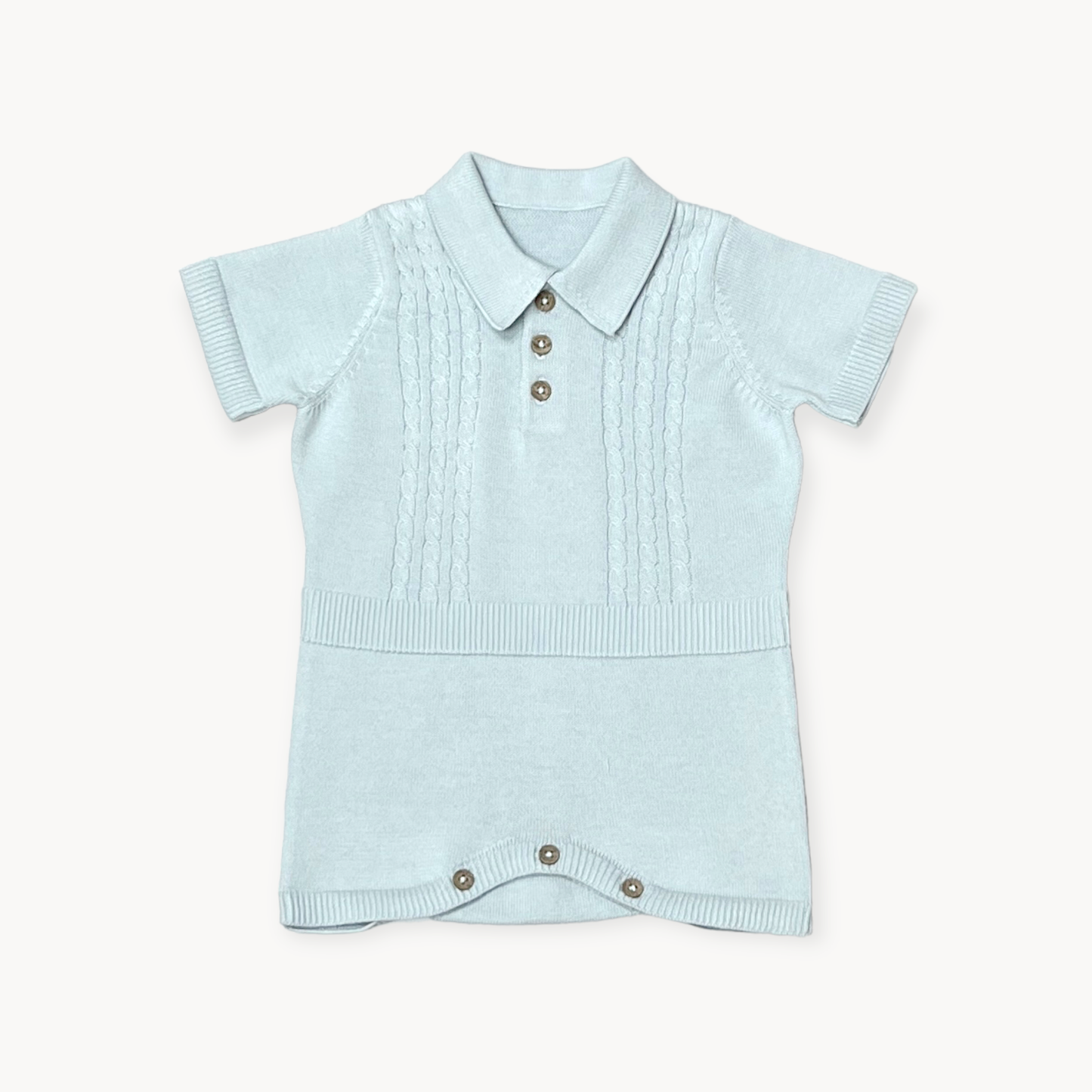 Milan Collar & Cable Knit Bodysuit (Organic)