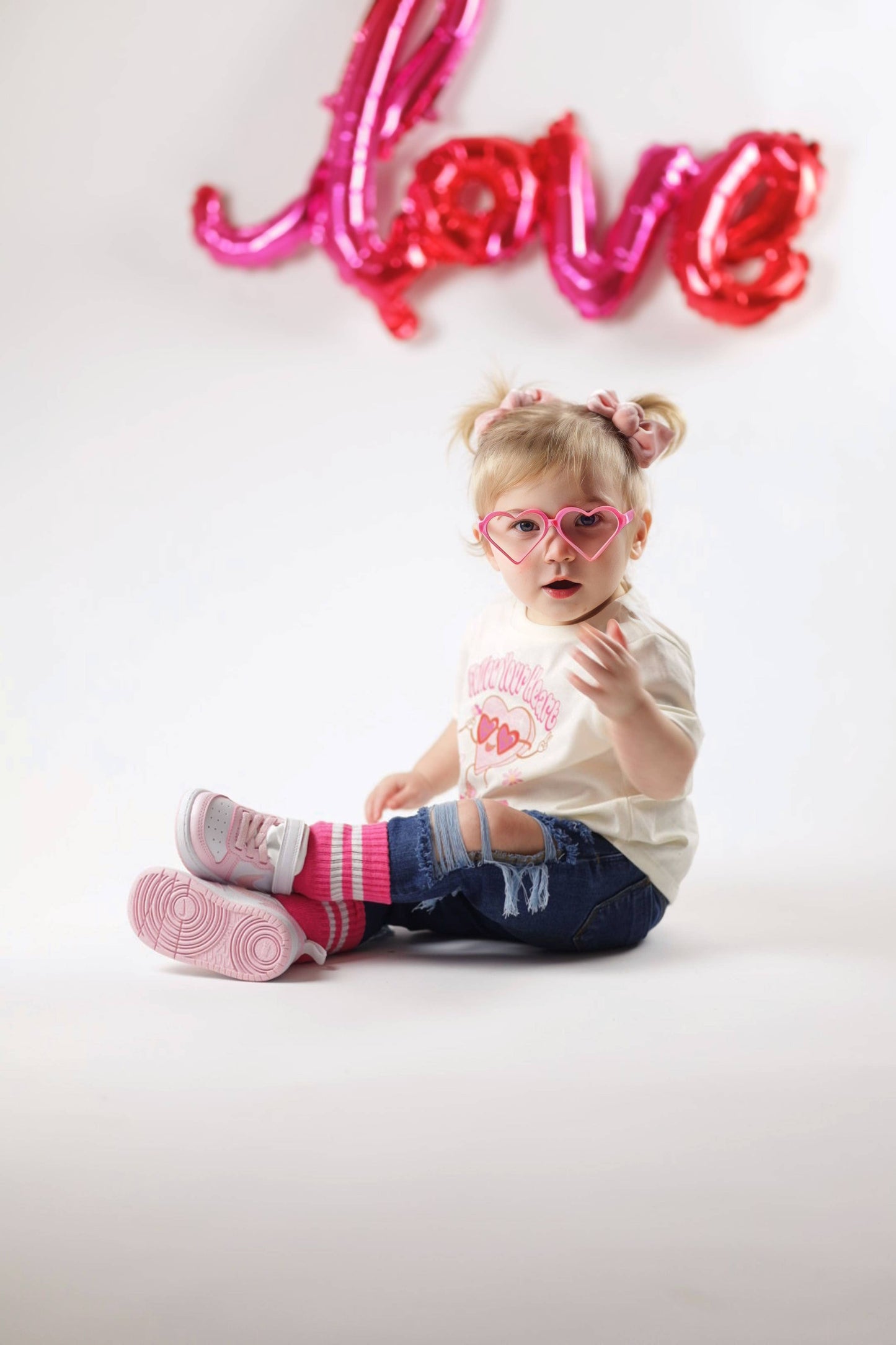 Retro Socks | Hot Pink
