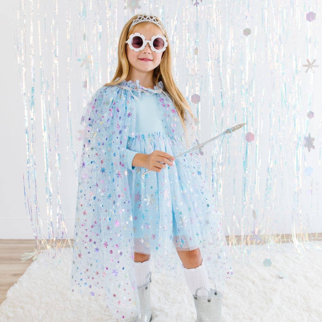 Snow Princess Sleeve Tutu Dress