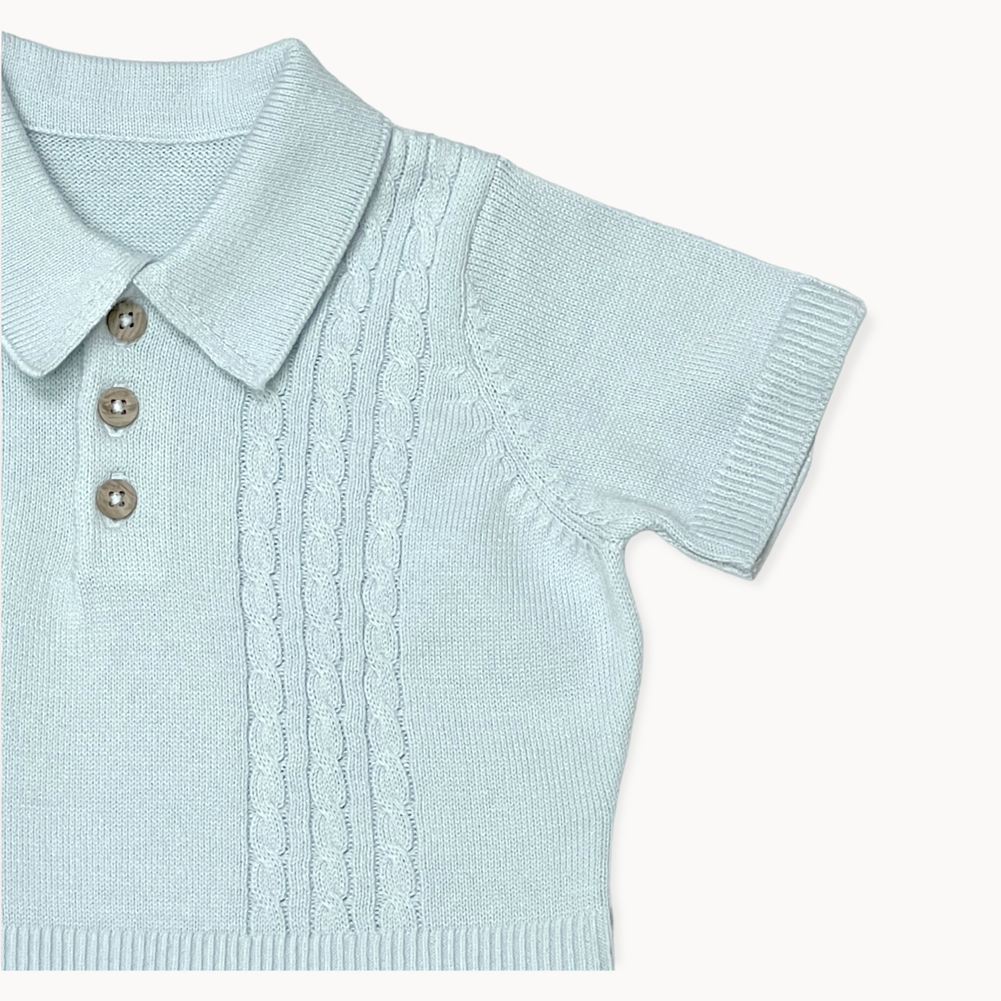 Milan Collar & Cable Knit Bodysuit (Organic)