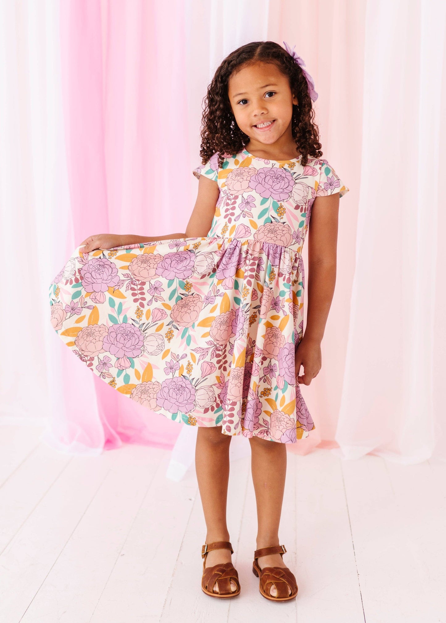 Lavender Floral | Heart Dress