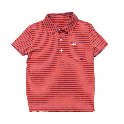 Banks Polo- Orange/Blue