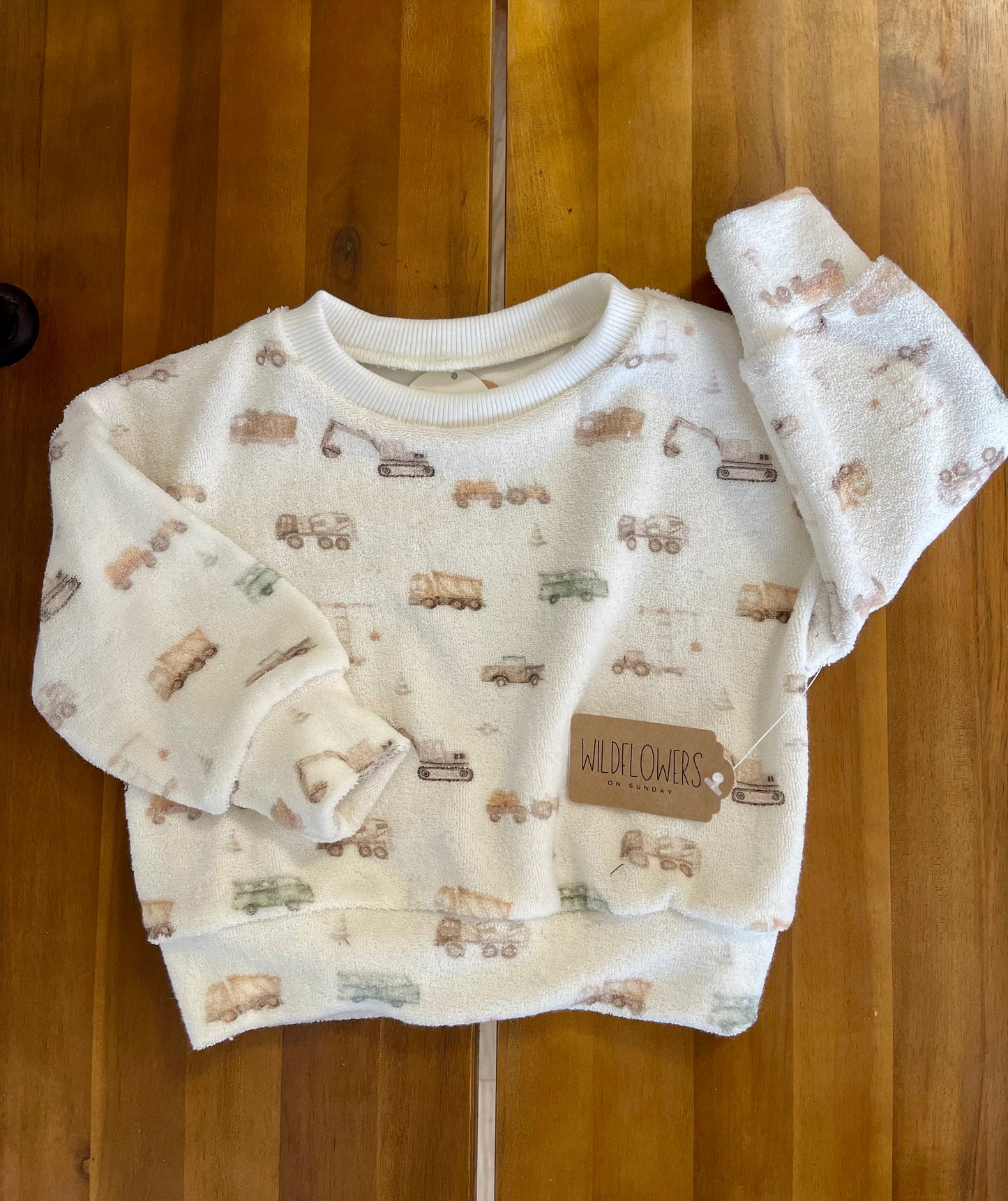 Terry Sweater| Cars and Trucks