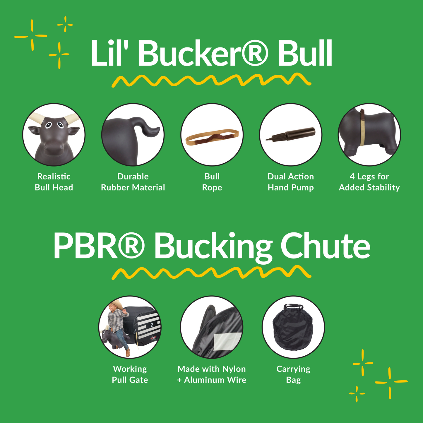 PBR Bucker Bull & Chute Combo