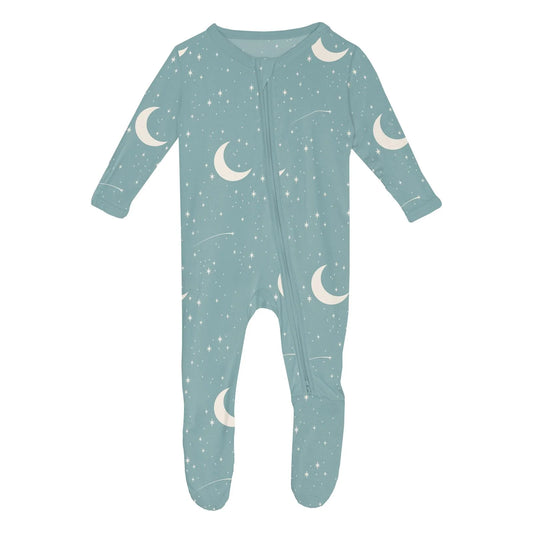 Jade Starry Sky & Moon Footie