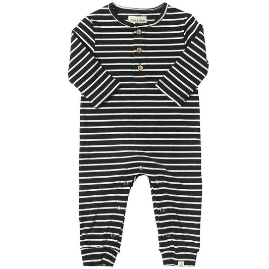 Mason Ribbed Romper Striped