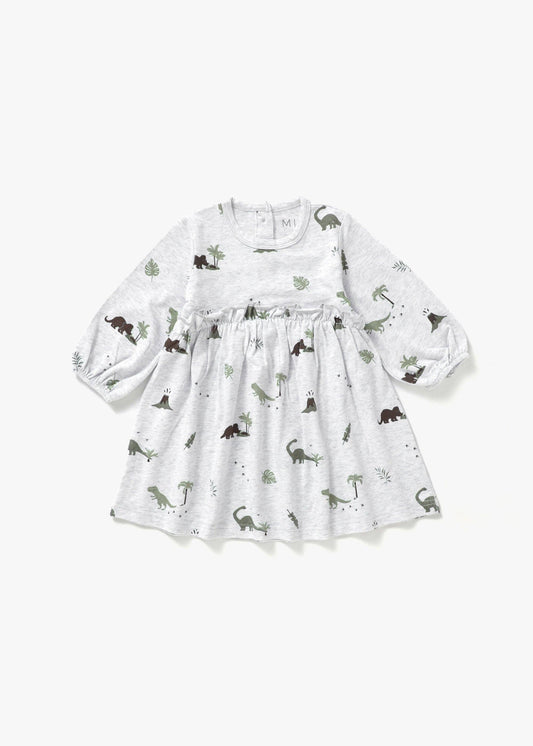 Long Sleeve Jersey Dress Organic Cotton | Dino