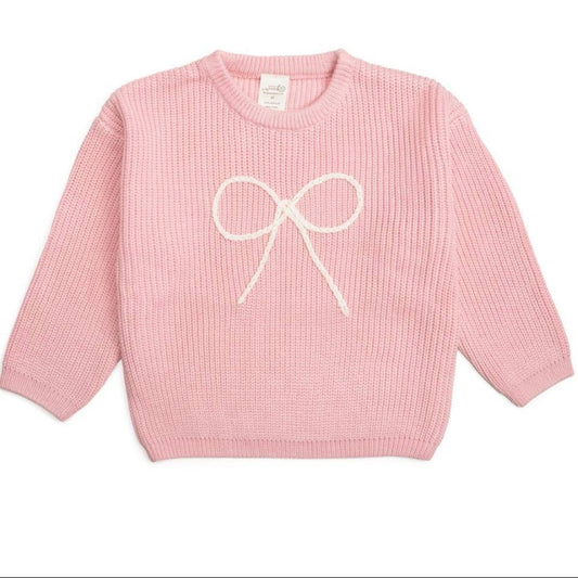 Bow Yarn Knit Sweater
